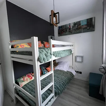 Appartement convivial à Équemauville de 36 m² avec jardin Apartamento 3*